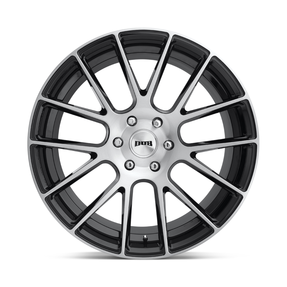 DUB Wheels S206 Luxe 22x9.5 Gloss Black Brushed 20mm ET 78.1mm CB 6x139.7