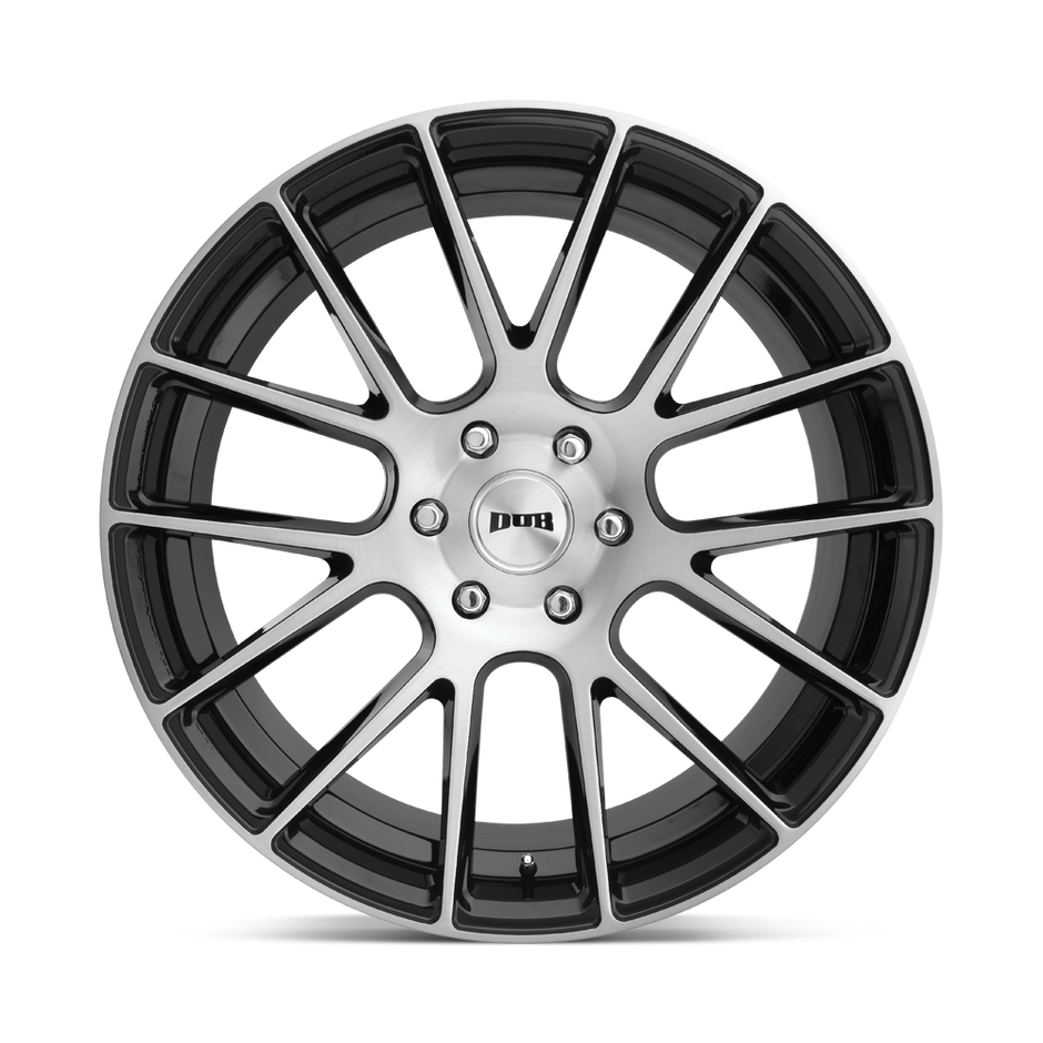 DUB Wheels S206 Luxe 22x9.5 Gloss Black Brushed 20mm ET 78.1mm CB 6x139.7