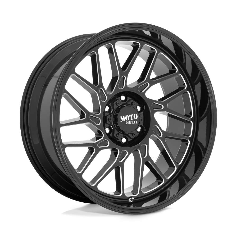 Moto Metal MO805 20x10 Gloss Black Milled -18mm ET 71.5mm CB 5x127