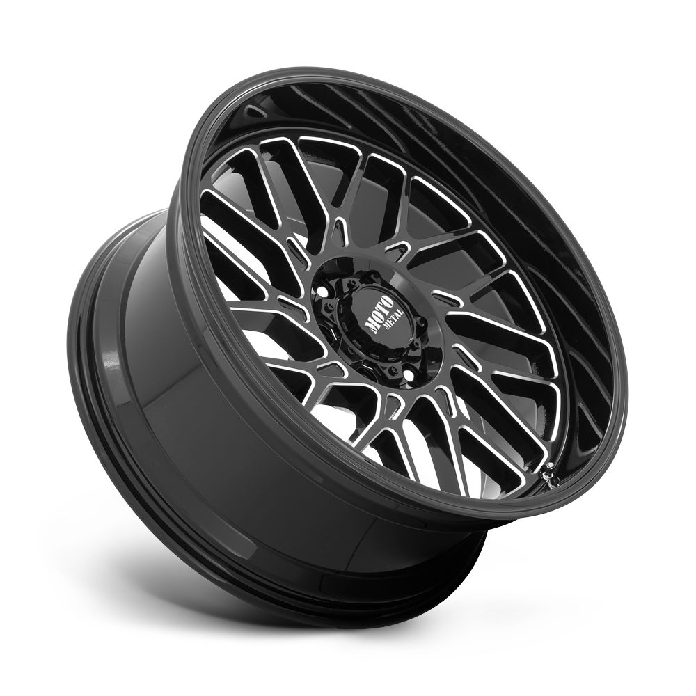 Moto Metal MO805 20x10 Gloss Black Milled -18mm ET 71.5mm CB 5x127