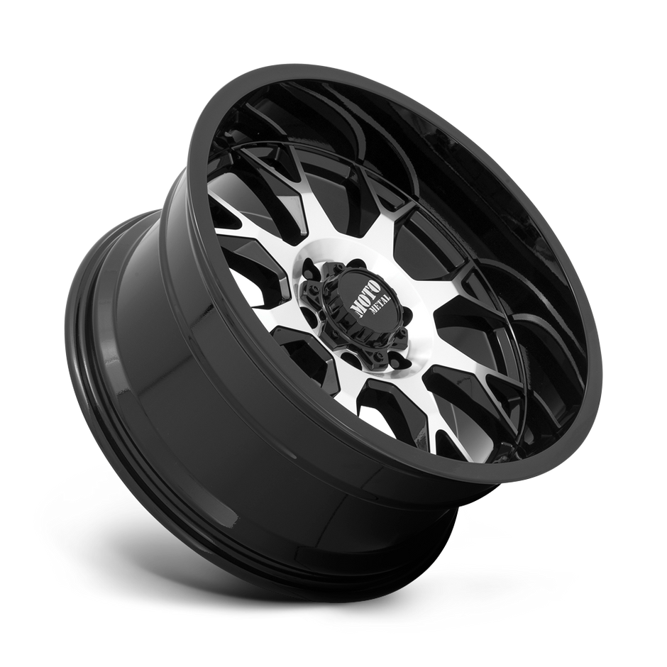 Moto Metal MO806 20x10 Gloss Black Machined -18mm ET 71.5mm CB 5x127