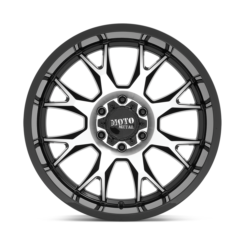 Moto Metal MO806 20x10 Gloss Black Machined -18mm ET 71.5mm CB 5x127