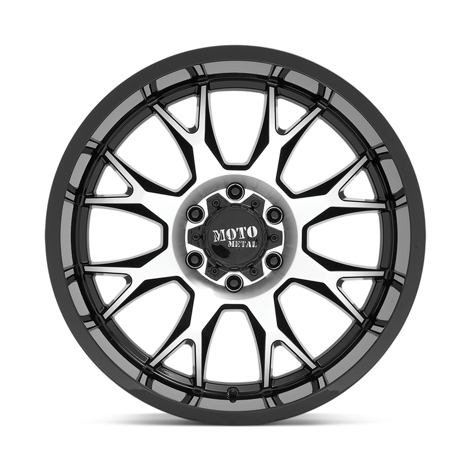 Moto Metal MO806 20x10 Gloss Black Machined -18mm ET 71.5mm CB 5x127