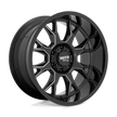 Moto Metal MO806 20x10 Gloss Black Milled -18mm ET 71.5mm CB 5x127