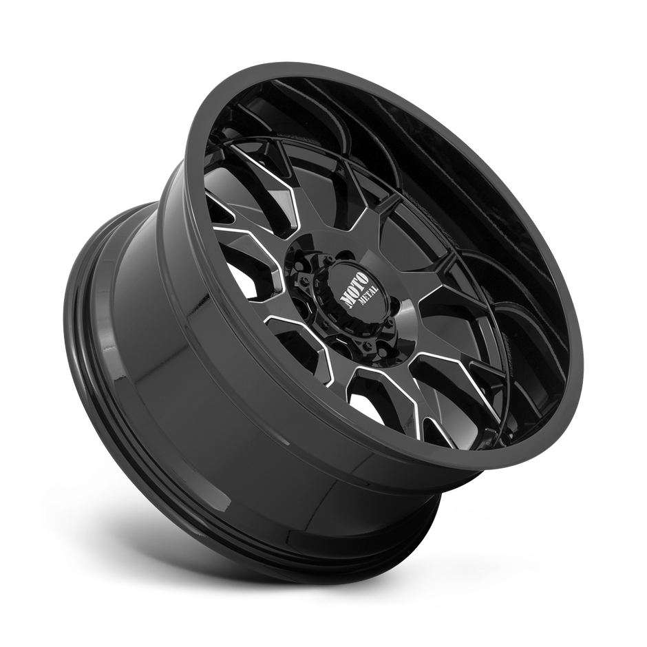 Moto Metal MO806 20x10 Gloss Black Milled -18mm ET 71.5mm CB 5x127