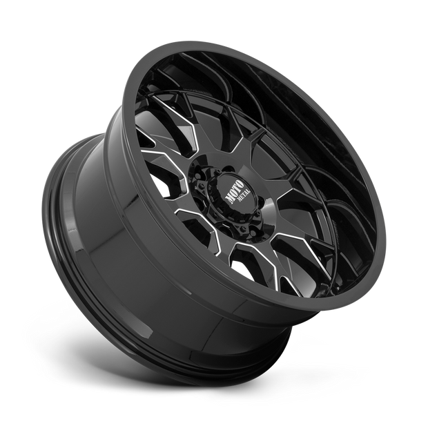 Moto Metal MO806 20x10 Gloss Black Milled -18mm ET 71.5mm CB 5x127