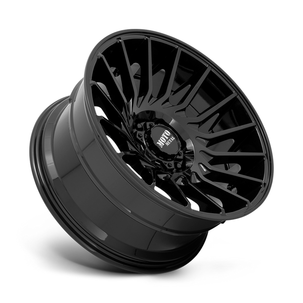 Moto Metal MO807 22x12 Gloss Black -44mm ET 125.1mm CB 8x165.1