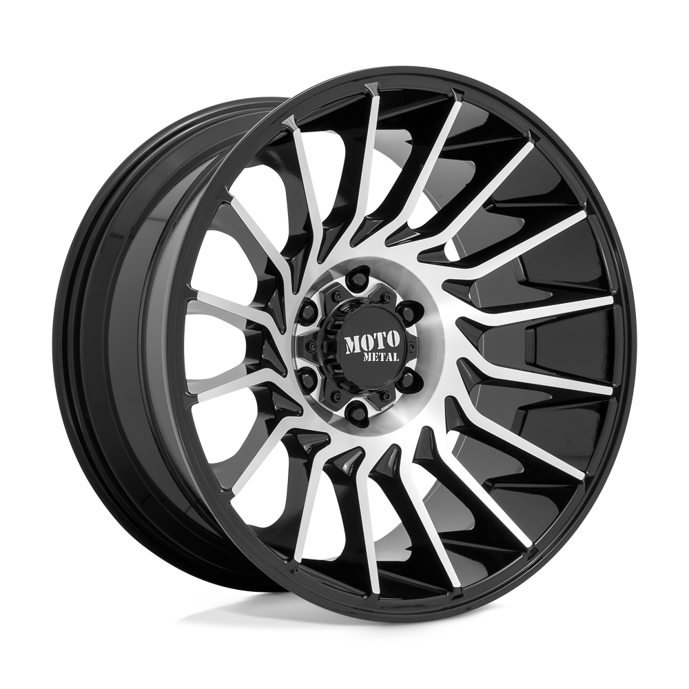 Moto Metal MO807 20x10 Gloss Black Machined -18mm ET 71.5mm CB 5x127