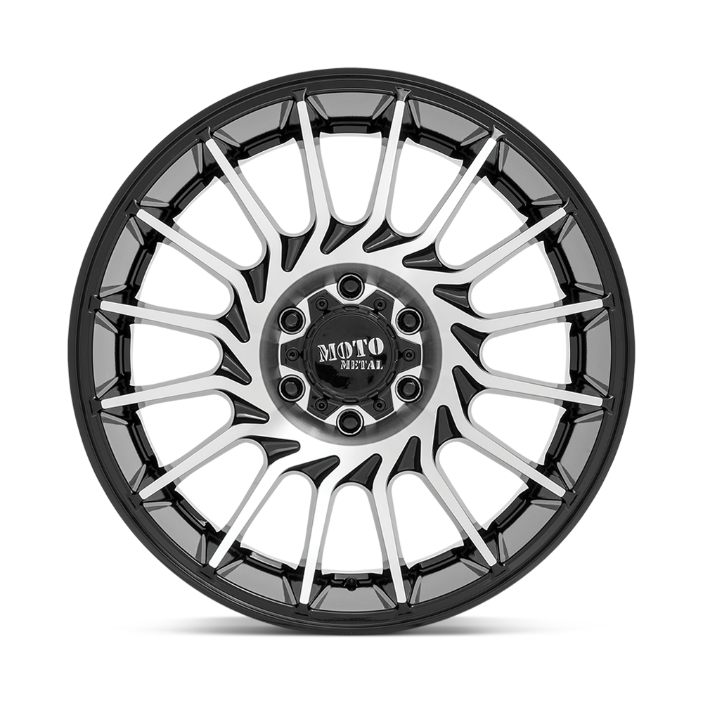 Moto Metal MO807 20x10 Gloss Black Machined -18mm ET 71.5mm CB 5x127