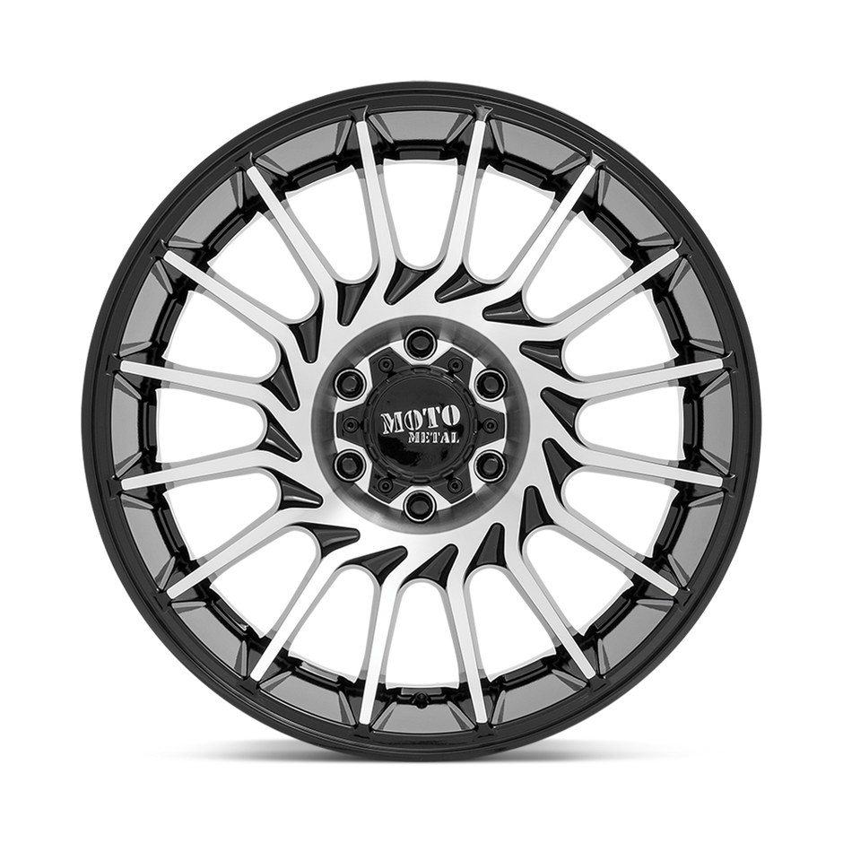 Moto Metal MO807 20x10 Gloss Black Machined -18mm ET 71.5mm CB 5x127