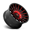 Moto Metal MO807 22x10 Gloss Black Machined w/Red Tint -18mm ET 87.1mm CB 6x135