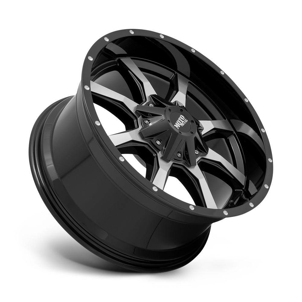Moto Metal MO970 20x9 Gloss Black w/Machined Face 18mm ET 74.1mm CB 5x115/5x120