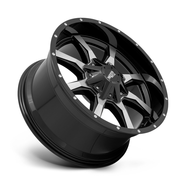 Moto Metal MO970 17x8 Gloss Black w/Machined Face 0mm ET 72.6mm CB 5x110/5x115