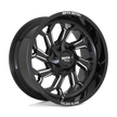 Moto Metal MO999 20x10 Gloss Black Milled -18mm ET 125.1mm CB 8x170