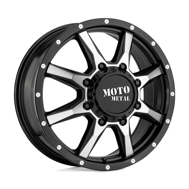 Moto Metal MO995 20x8.25 Gloss Black Machined 127mm ET 154.3mm CB 8x210