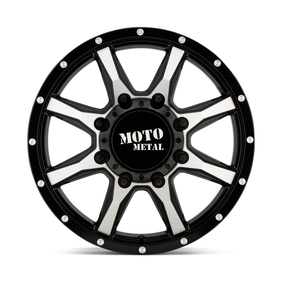 Moto Metal MO995 20x8.25 Gloss Black Machined 127mm ET 154.3mm CB 8x210