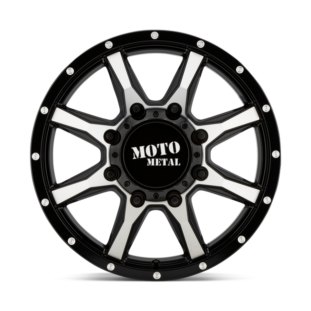 Moto Metal MO995 20x8.25 Gloss Black Machined 127mm ET 154.3mm CB 8x210