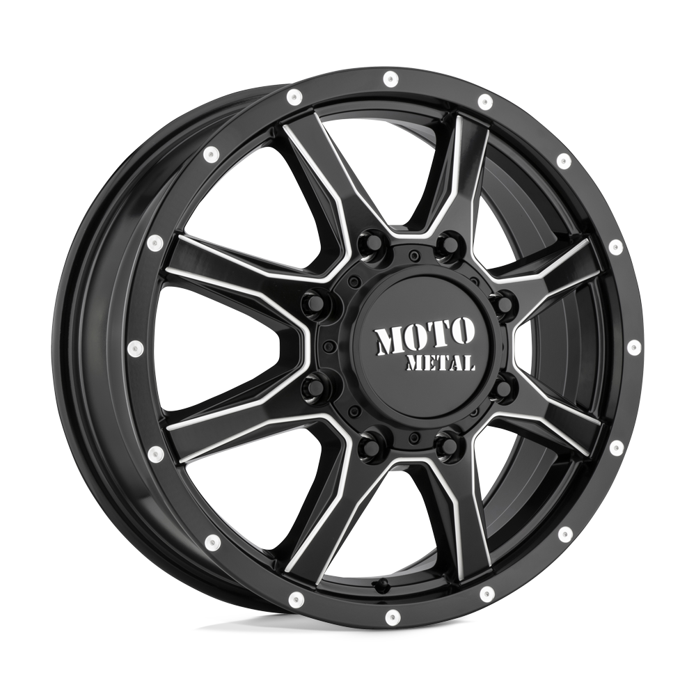 Moto Metal MO995 20x8.25 Satin Black Milled 127mm ET 154.3mm CB 8x210