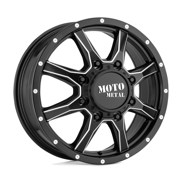 Moto Metal MO995 20x8.25 Satin Black Milled 127mm ET 154.3mm CB 8x210
