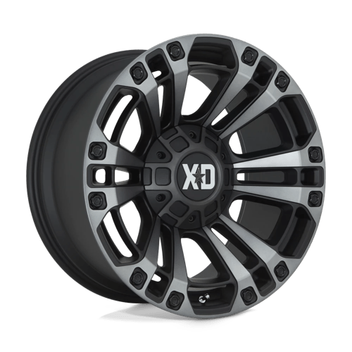 XD Wheels XD851 Monster 3 20x9 Satin Black w/Gray Tint wheel