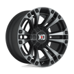 XD Wheels XD851 Monster 3 20x9 Satin Black w/Gray Tint wheel
