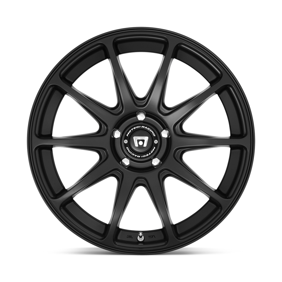 Motegi MR127 CS10 17x8 Satin Black 38mm ET 72.56mm CB 5x114.3