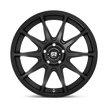 Motegi MR127 CS10 17x8 Satin Black 38mm ET 72.56mm CB 5x114.3