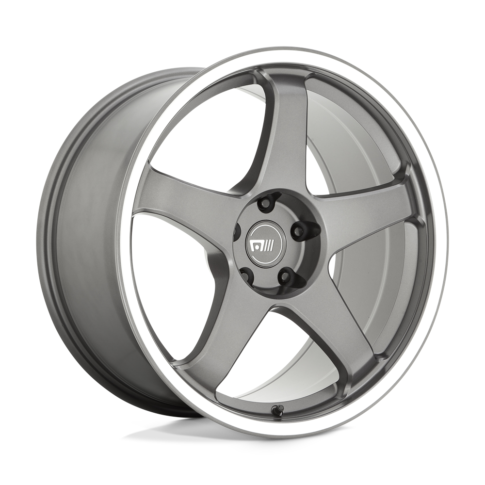 Motegi MR151 CS5 18x8.5 Gunmetal w/Machined Lip 42mm ET 63.36mm CB 5x108