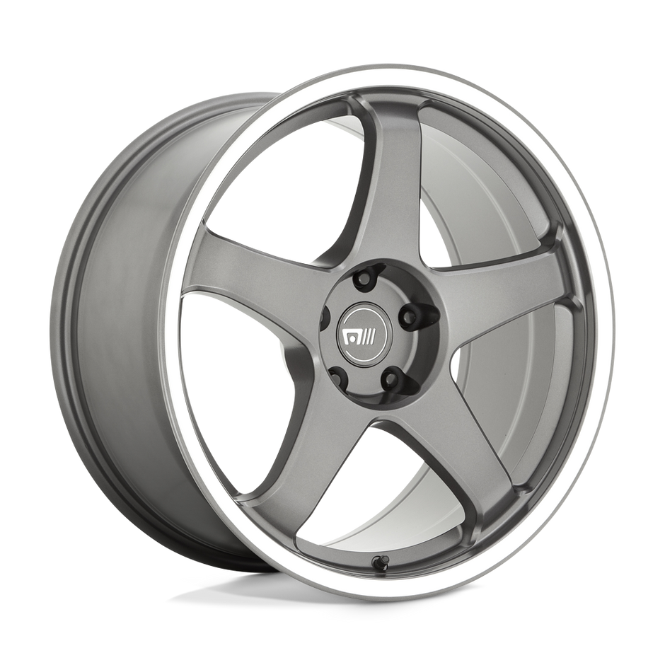 Motegi MR151 CS5 18x8.5 Gunmetal w/Machined Lip 42mm ET 63.36mm CB 5x108
