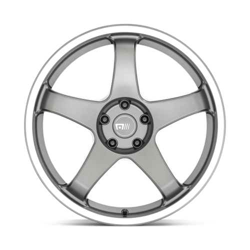 Motegi MR151 CS5 18x8.5 Gunmetal w/Machined Lip 42mm ET 63.36mm CB 5x108