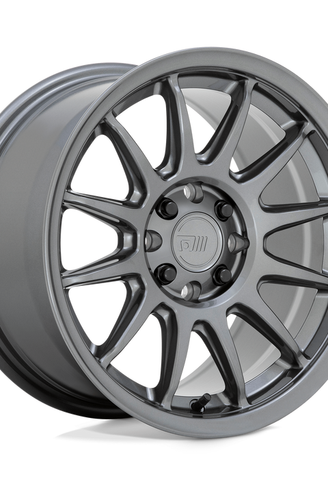 Motegi MR156 S12 15x8 Gloss Gunmetal 28mm ET 72.56mm CB 4x100/4x108