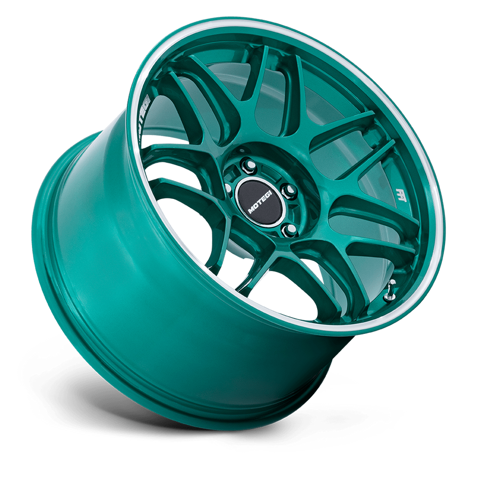 Motegi MR158 Tsubaki 18x9.5 Hokkaido Green w/Machined Lip 35mm ET 66.56mm CB 5x112