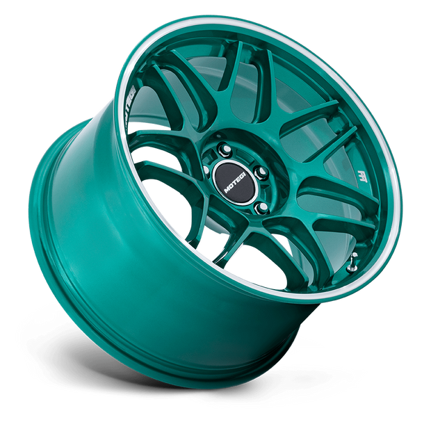 Motegi MR158 Tsubaki 18x8.5 Hokkaido Green w/Machined Lip 42mm ET 63.36mm CB 5x108