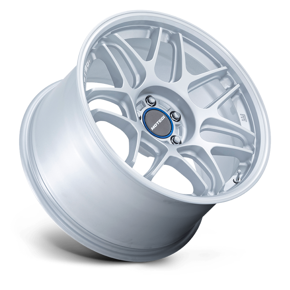 Motegi MR158 Tsubaki 19x9.5 Hyper Silver w/Machined Lip 35mm ET 66.56mm CB 5x112