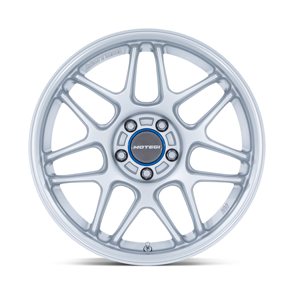 Motegi MR158 Tsubaki 19x9.5 Hyper Silver w/Machined Lip 35mm ET 66.56mm CB 5x112