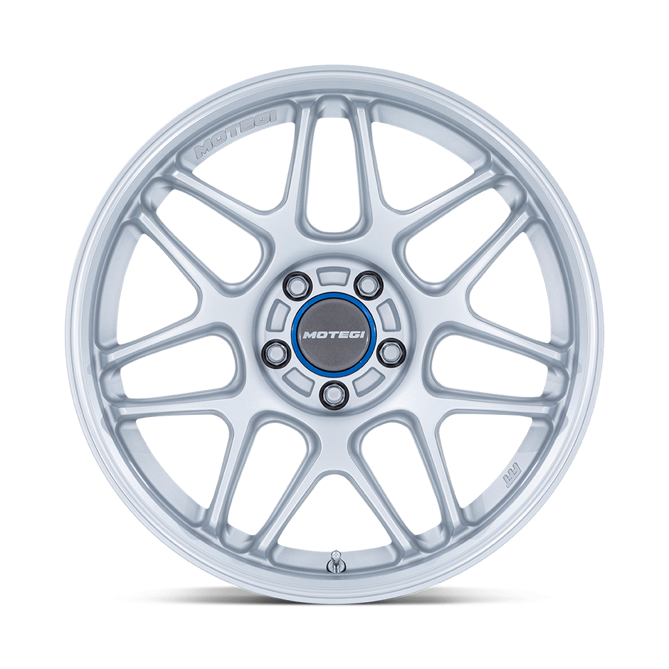 Motegi MR158 Tsubaki 19x9.5 Hyper Silver w/Machined Lip 35mm ET 66.56mm CB 5x112