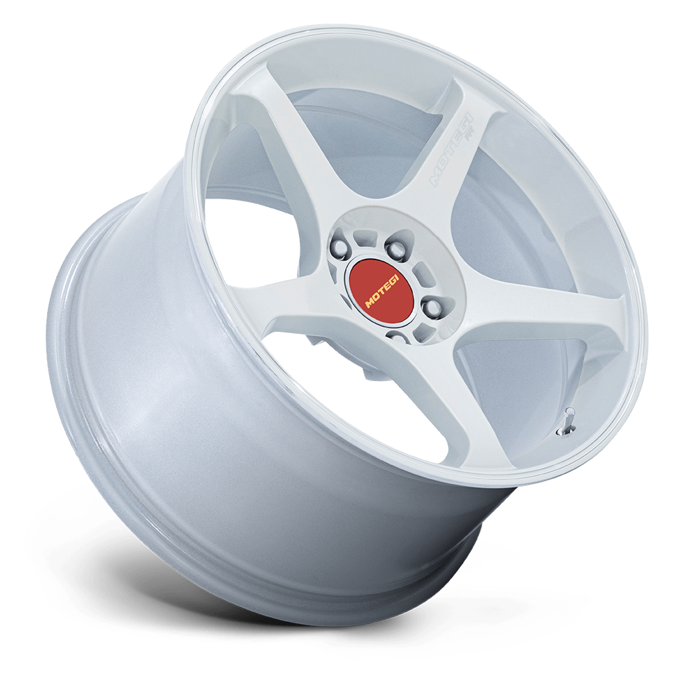 Motegi MR159 Battle V 18x8.5 Matsuri White Pearl w/Machined Lip Stripe 30mm ET 56.15mm CB 5x100