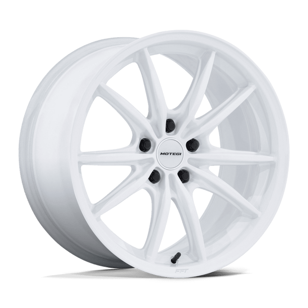 Motegi MR162 Zentoku 18x9.5 Gloss White 38mm ET 56.15mm CB 5x100