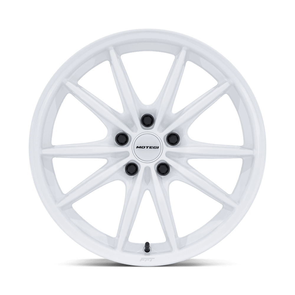 Motegi MR162 Zentoku 18x8.5 Gloss White 35mm ET 56.15mm CB 5x100