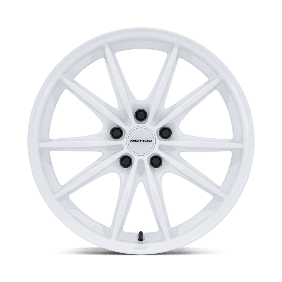 Motegi MR162 Zentoku 18x8.5 Gloss White 35mm ET 56.15mm CB 5x100