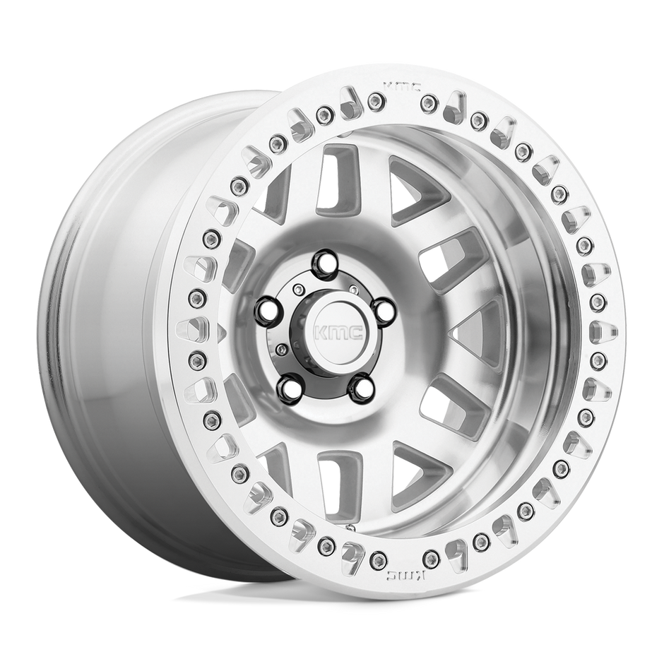 KMC Wheels KM229 Machete Crawl Beadlock 17x9 Machined -38mm ET 108mm CB Custom BP