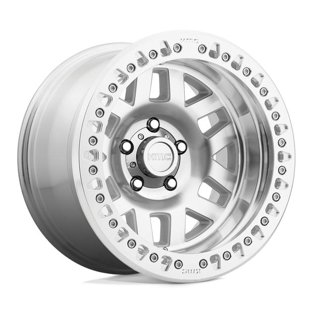 KMC Wheels KM229 Machete Crawl Beadlock 17x9 Machined -38mm ET 108mm CB Custom BP