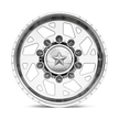 American Force Man OWar SD forged wheels in polished finish, face view