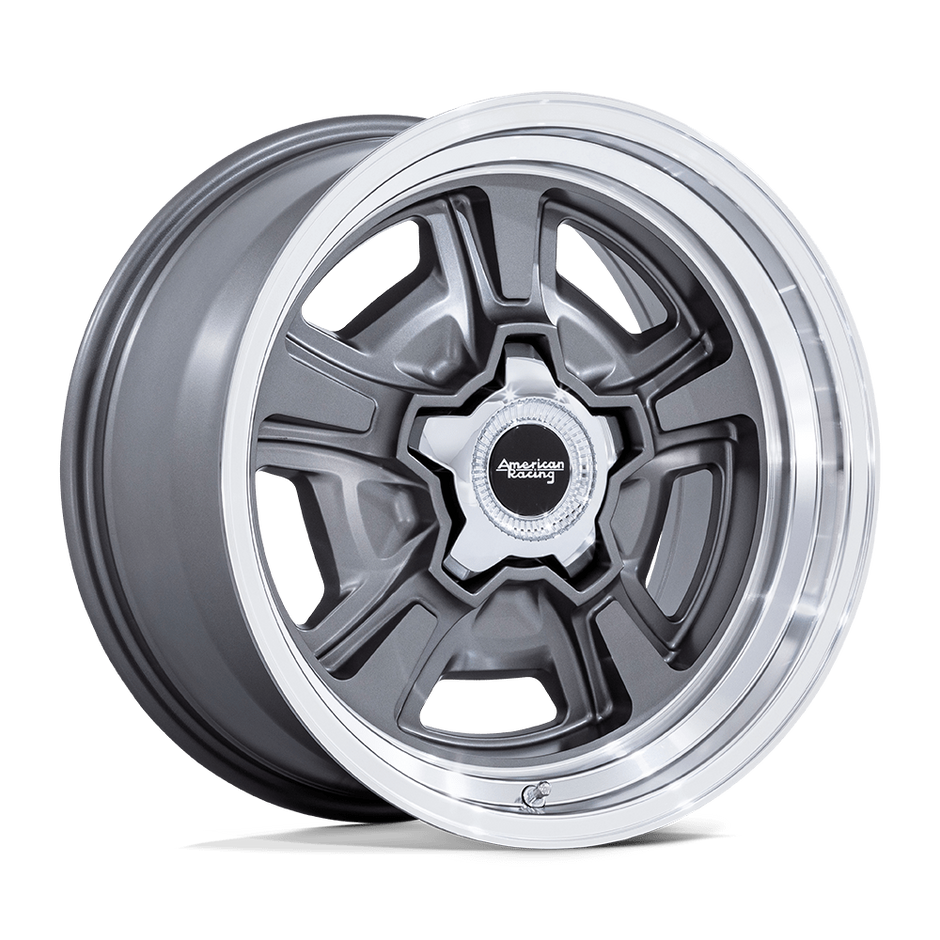 American Racing VN517 Marauder 20x8.5 Anthracite w/Diamond Cut Lip 6mm ET 87.1mm CB 5x139.7