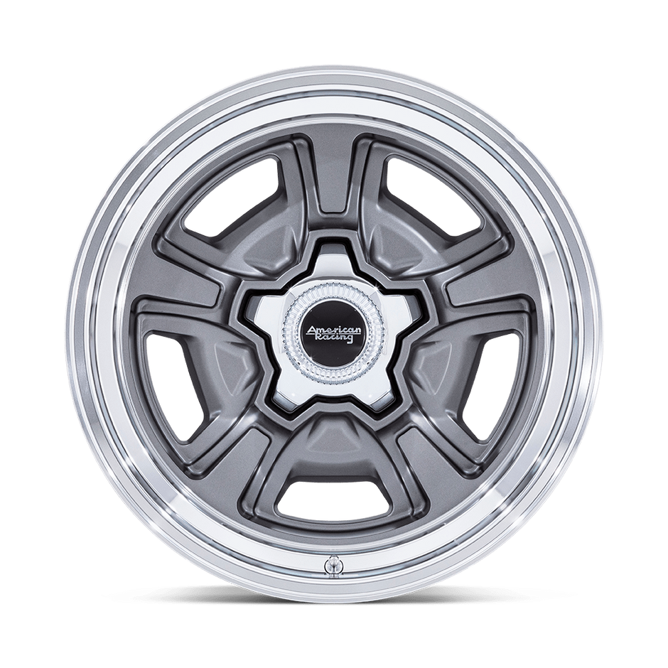 American Racing VN517 Marauder 18x8 Anthracite w/Diamond Cut Lip 0mm ET 72.56mm CB Custom Bolt Pattern