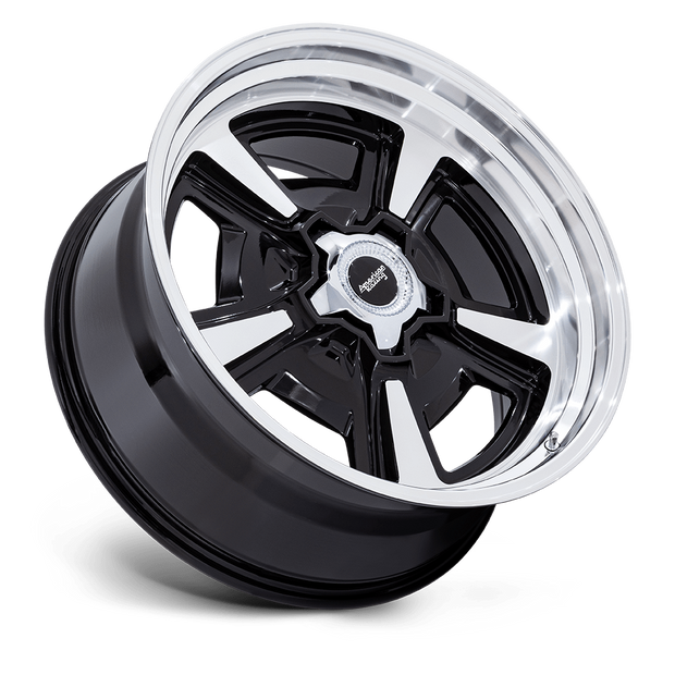 American Racing VN517 Marauder 18x9 Gloss Black Machined w/Diamond Cut Lip 0mm ET 72.56mm CB Custom Bolt Pattern