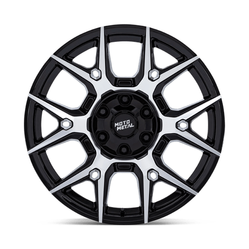 Moto Metal MO813 Mason 17x8.5 Gloss Black w/Machined Face 12mm ET 95.1mm CB 6x135/6x139.7