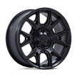 Moto Metal MO813 Mason 17x8.5 Matte Black 12mm ET 95.1mm CB 6x135/6x139.7