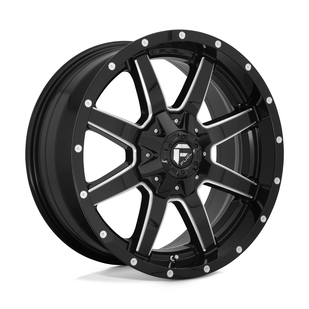 Fuel Wheels D610 Maverick 17x8.5 Gloss Black Milled 25mm ET 71.5mm CB 5x108/5x127