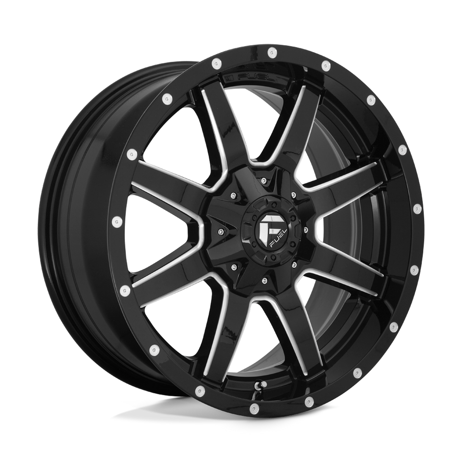 Fuel Wheels D610 Maverick 17x8.5 Gloss Black Milled 25mm ET 71.5mm CB 5x108/5x127